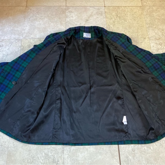 Vintage Pendleton Blazer & Skirt Set Plaid Virgin Wool Women's 2-Set - Picture 5 of 14